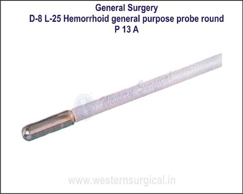 Hemorrhoid General Purpose Probe Round