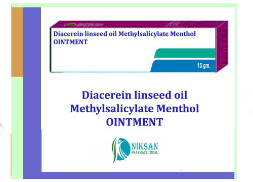 Diacerein Linseed Oil Methylsalicylate Menthol Ointment General Medicines