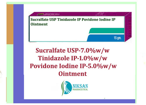 Sucralfate Tinidazole Povidone Iodine Ointment