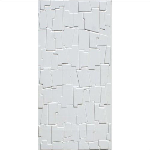 White 3D PVC Wall Panel