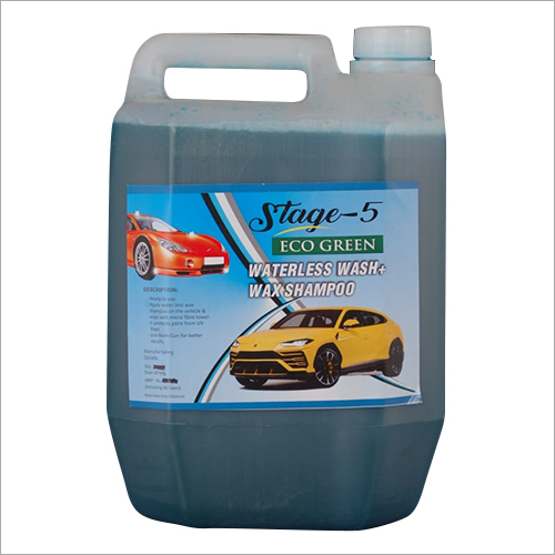 Waterless Wash Plus Wax Shampoo - 10 Liter Case | Automotive Industry, 3-Year Expiration Date