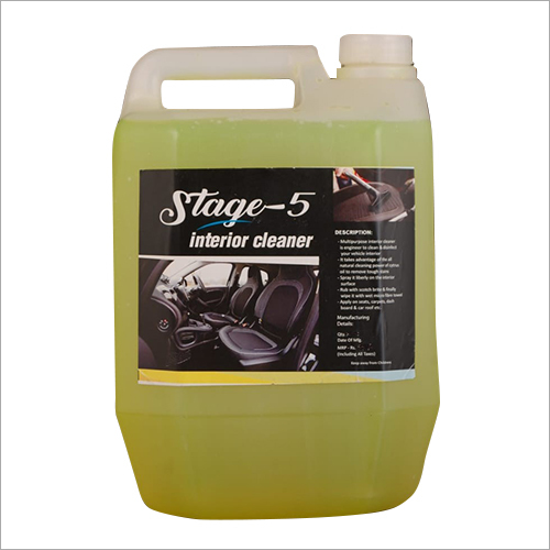 5 Ltr Car Interior Cleaner - 10 Litre Case | 3-Year Expiration, Automotive Industry Use