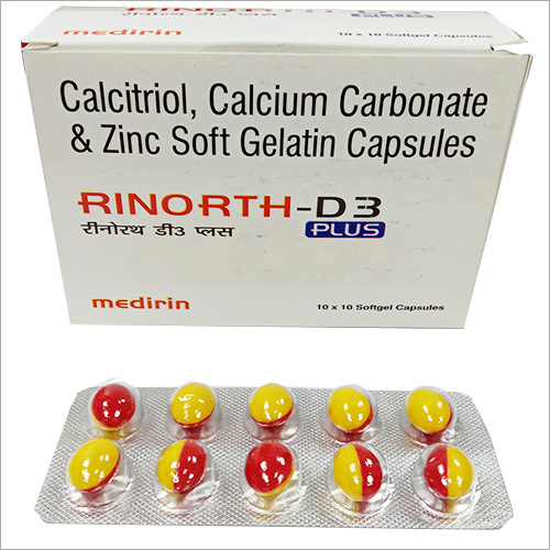 Calcitriol Calcium Carbonate And Zinc Soft Gelatin Capsule
