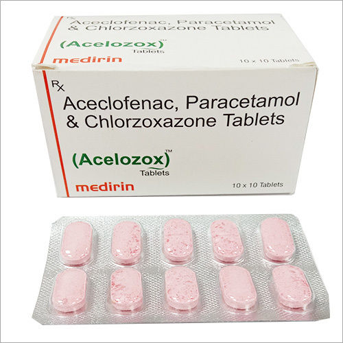 Aceclofenac Paracetamol And Chlorzoxazone Tablets