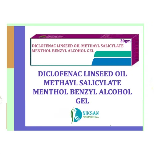 Diclofenac Linseed Oil Benzyl Alcohol Gel General Medicines