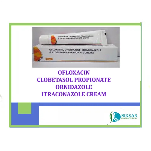 OFLOXACIN CLOBETASOL ORNIDAZOLE ITRACONAZOLE CREAM