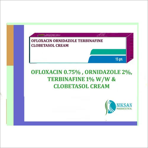 Ofloxacin Ornidazole Terbinafine Clobetasol Cream General Medicines