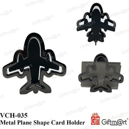 Metal Plane  Shape Card Holder