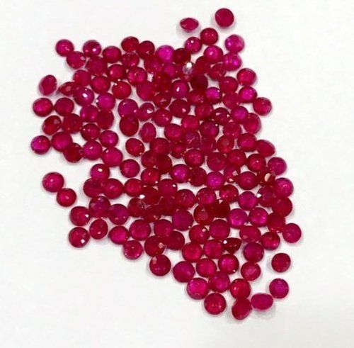 2.75Mm Natural Burma Ruby Stone Faceted Round Loose Gemstone Grade: Aaa