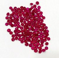 2.75mm Natural Burma Ruby Stone Faceted Round Loose Gemstone
