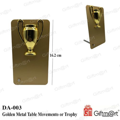 Golden Table Metal Trophy