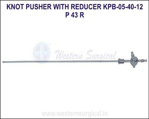 Knot pusher with reducer