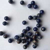 7mm Natural Sodalite Smooth Round Gemstone Spheres Undrilled Calibration