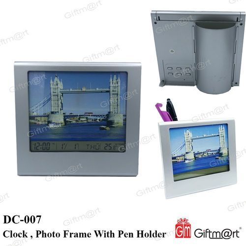 Digital Clock With Photo Frame