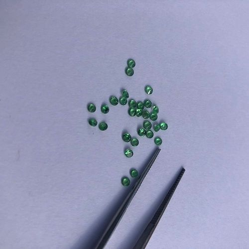 1.5mm Natural Tsavorite Garnet Faceted Round Cut Loose Gemstone