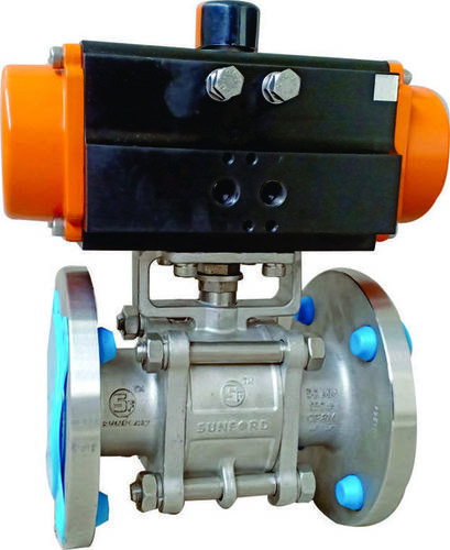 Polished Three Piece Rotary Actuated Ball Valves at Best Price in Surat ...