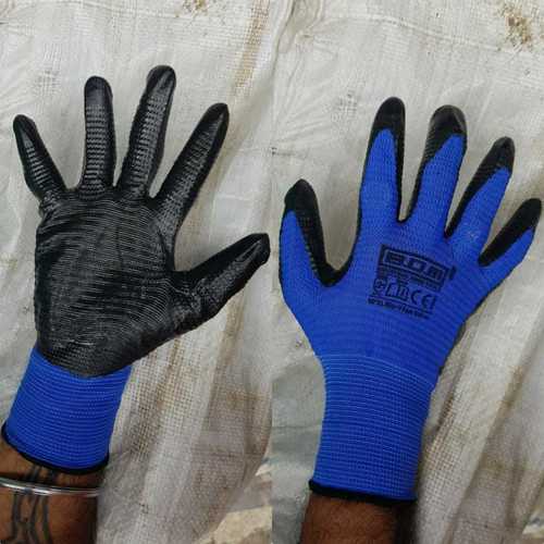 blue black cut resistance gloves