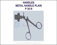 Metal handle plain