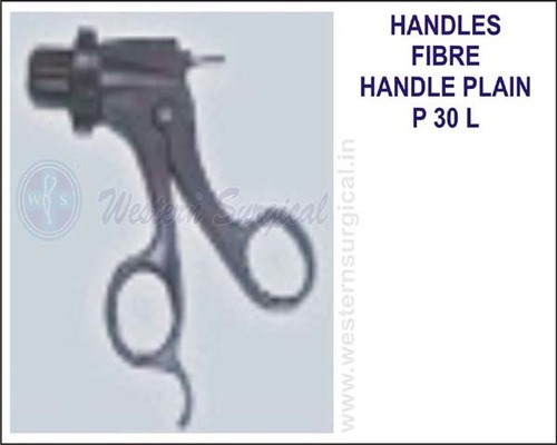 Fibre handle plain