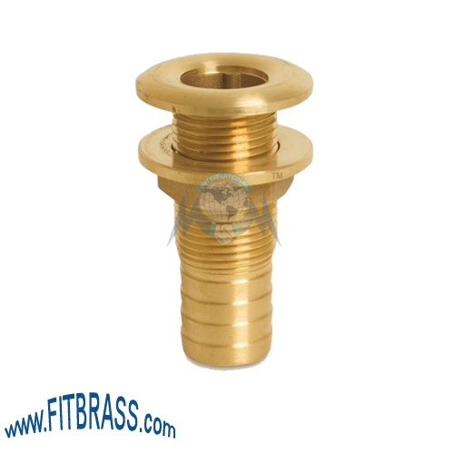 Brass Bulkhead Tank Fittings With Hose Tail