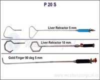 Liver Retractore 5mm,Liver Retractore 10mm,Gold Finger 90 deg 5mm