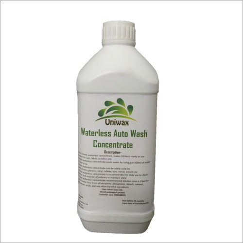 Waterless Auto Wash Concentrate Use: Industrial