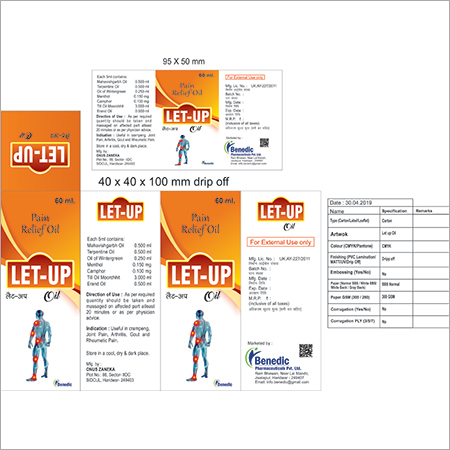 Let up Oil 60ml