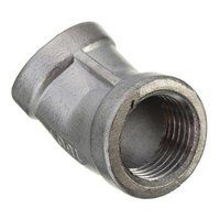 Stainless Steel Threaded Elbow 45 Degree