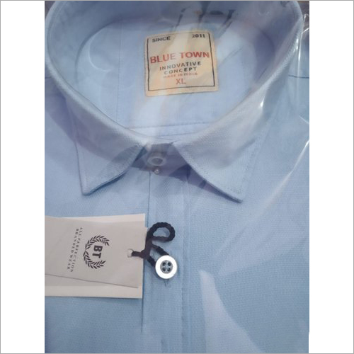 Mens Formal Cotton Shirt - Full Sleeves, Washable | Ideal for Rainy, Spring, Summer, and Winter Seasons