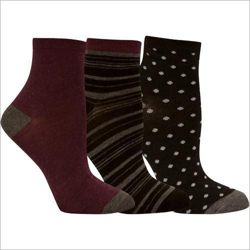 Available In Multicolour Ladies Soft Socks