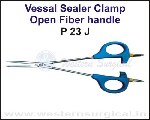 Vessal Sealer Clamp Open Fiber handle