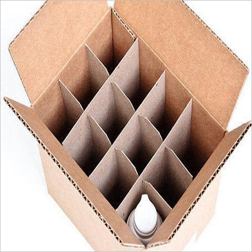 Partition Corrugated Box By JUMBO PAPER PRODUCTS