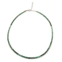 Necklace Natural Emerald Gemstone