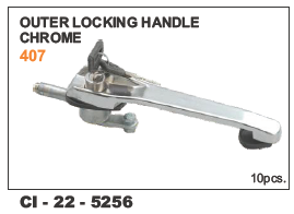 Outer Locking Handle Chrome Tata 407