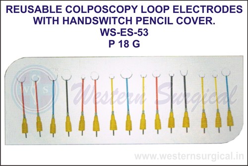 P 18 G Reusable Colposcopy Loop Electrodes With Handswitch Pencil Cover