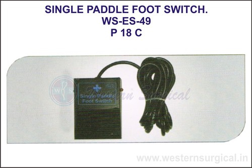 Single Paddle Foot Switch By WESTERN SURGICAL