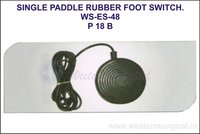 Single Paddle Rubber Foot Switch