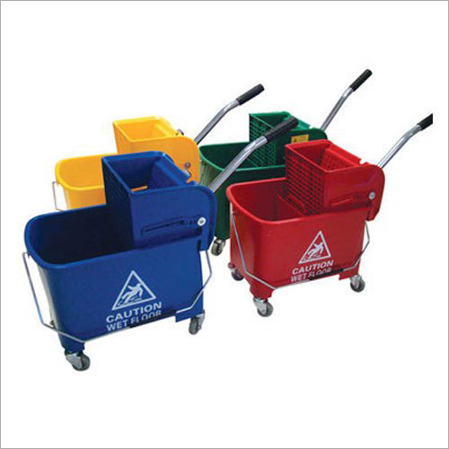 Plastic And FRP Mopping Trolley3