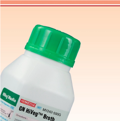 GN Hiveg Broth MV242-500G - 500g Powder Bottle, White Color , Ideal for Cultivation of Microorganisms & Selective Isolation of Vegetable-Associated Bacteria