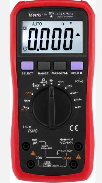 171Trms Digital Multimeter - Color: Orange & Black