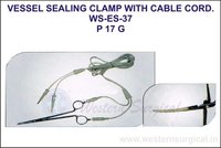 Vessel Sealing Clamp With Cable Cord