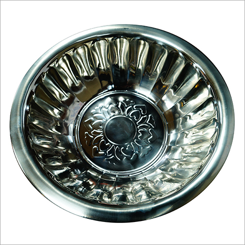 Steel Small Bowl - Stainless Steel, Customized Size, Silver Color | Polished Surface Finish for Commercial Use