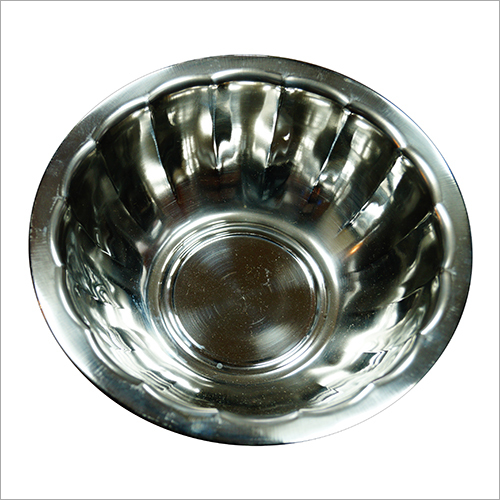 Steel Banana Bowl - Stainless Steel, Custom Size | Polished Silver Finish, Ideal for Commercial Use