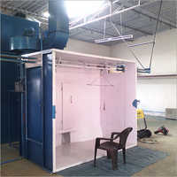 Flat Type Powder Coating Booth