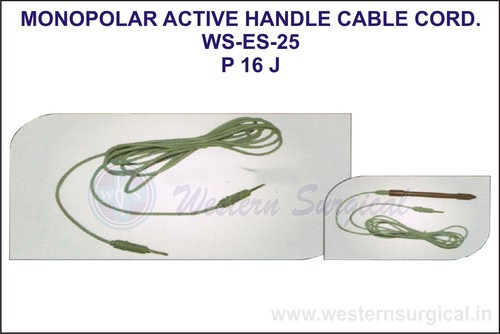 Monopolar Active Handle Cable Cord