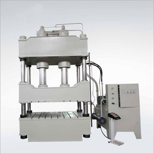 White Dish End Hydraulic Pressing Machine