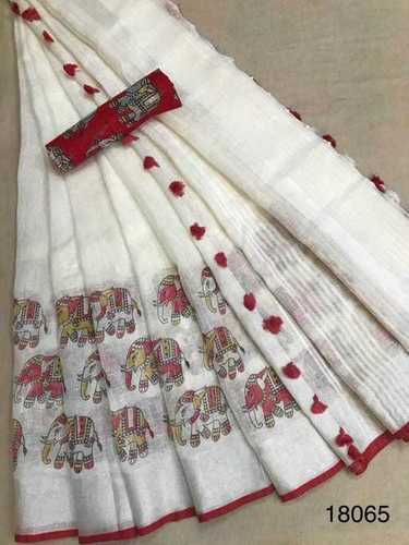 Winter Linen Saree