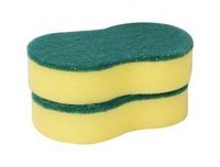 8 Shape Sponge Scouring Pad