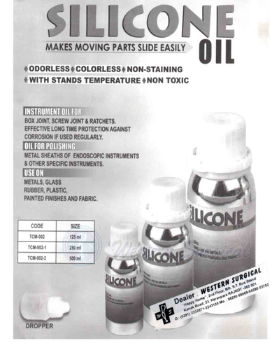 Slicone Makes Moving Parts Slide Easily Oil