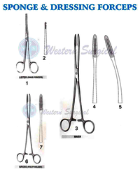 Surgical Use Sponge & Dressing Forceps